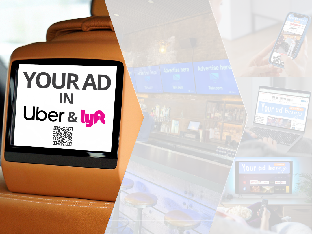Rideshare advertising highlighted as the first stage of a multi-touch local campaign